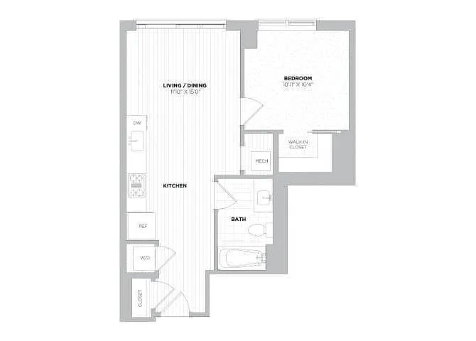 Floor plan Dylan 1M.1