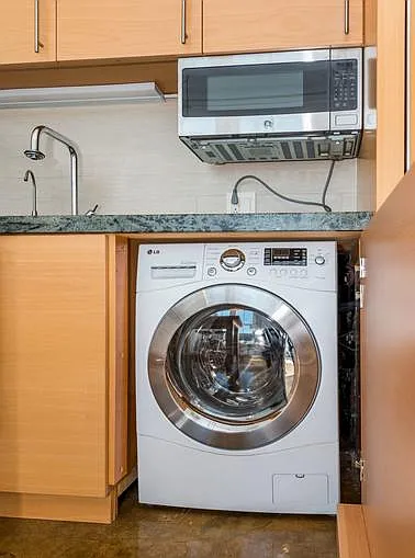 washer+Dryer combo in closet