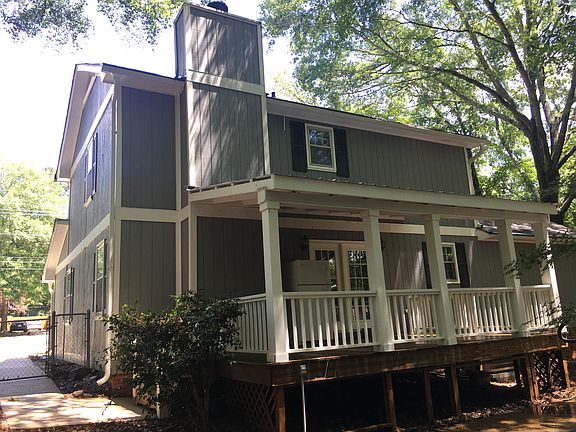 Back of home with Deck
