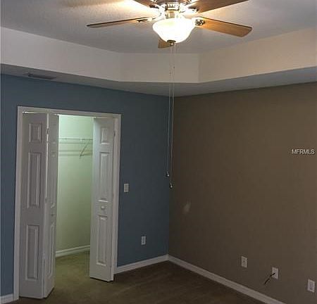 Master Bedroom with lighted closet