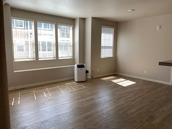Living room. Portable a/c unit included