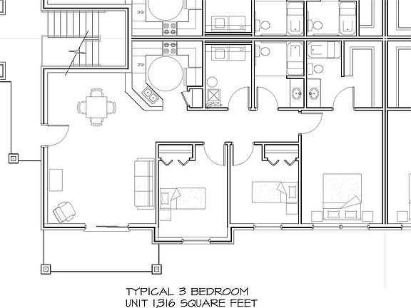 Three bedroom