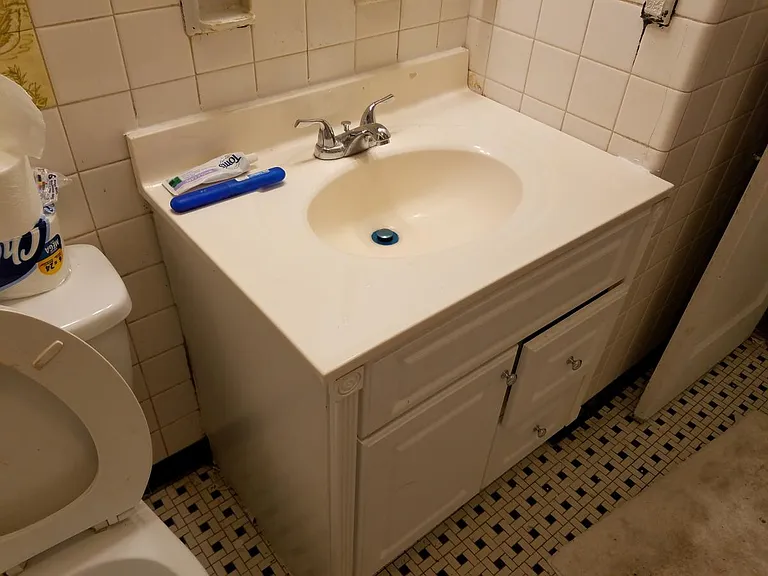 Bathroom Vanity with Cabinets Below