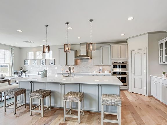 Kitchen with spacious island
