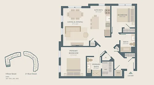 Floor plan Calder