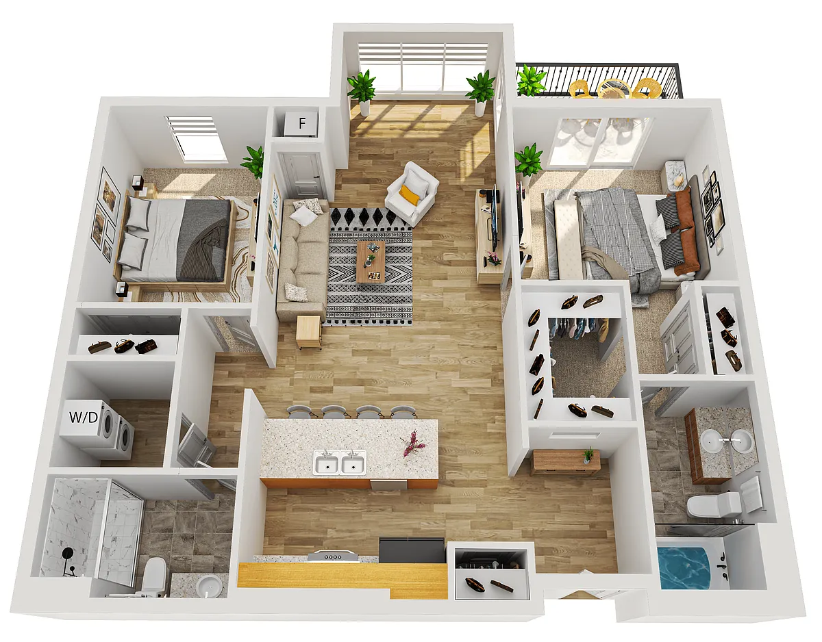 Floor plan B1