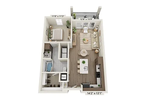 Floor plan A2-ADA