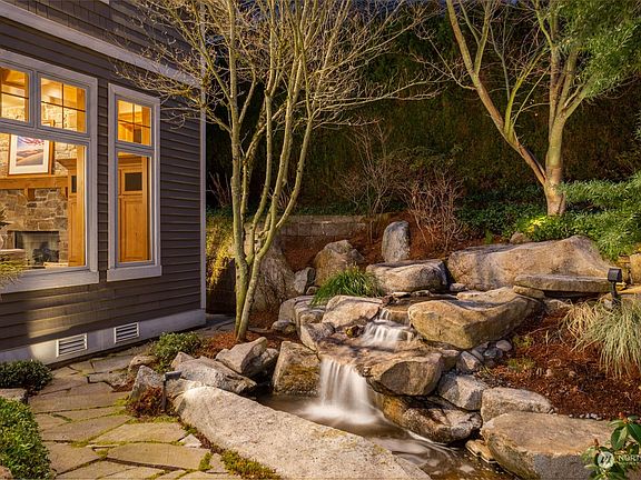 Custom designed and thoughtfully incorporated NW Inspired water feature >