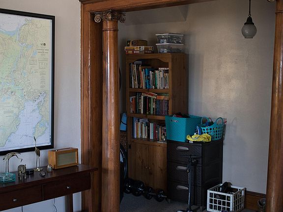 Pillars in living room