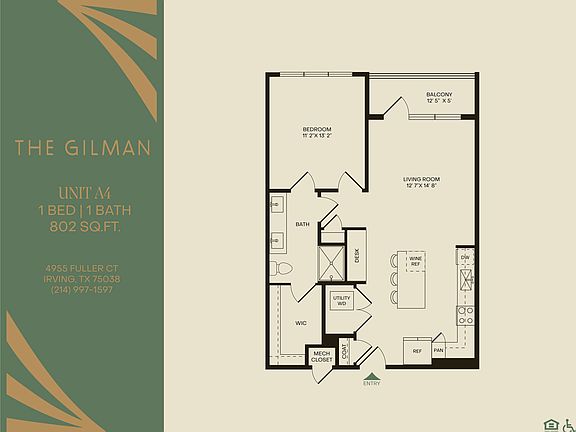 5th image of 4955 Fuller Dr #313