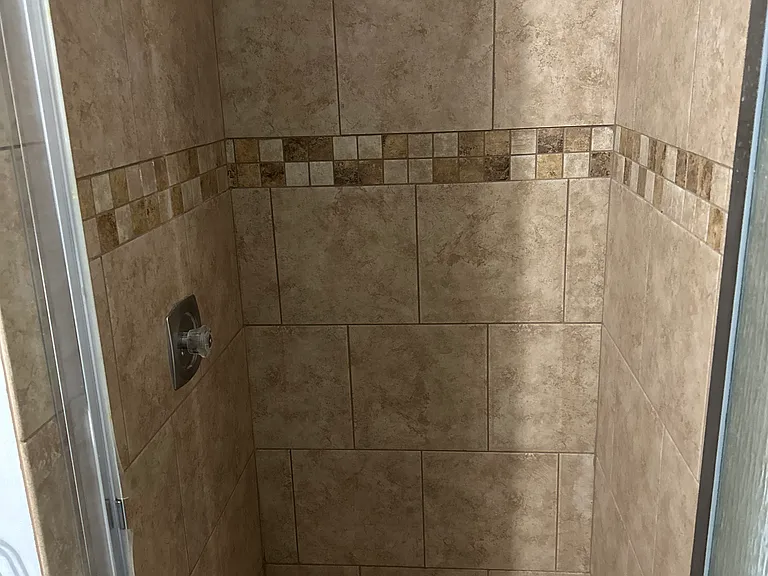 Downstairs shower