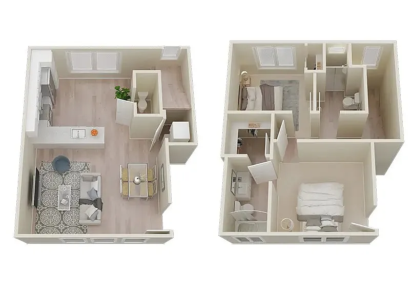 Floor plan 2X25 878