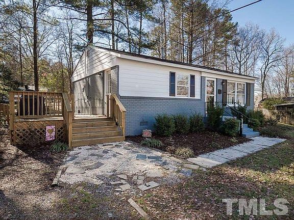 large deck off the side of the house