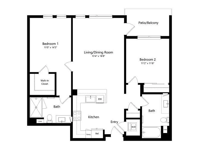 Floor plan 2A3