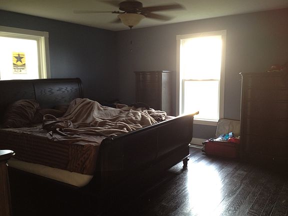master bedroom w/ king bed