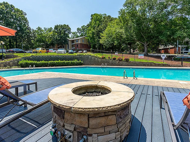 Poolside Fire Pit