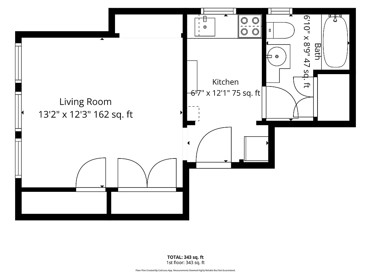 Floor plan Studios