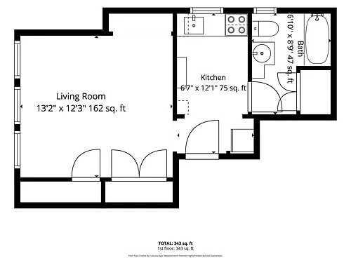 Floor plan Studios