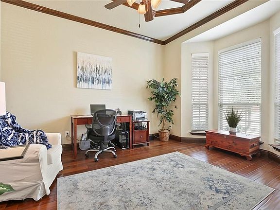 Your very own private office with french doors and a bay window for an abundance of light!