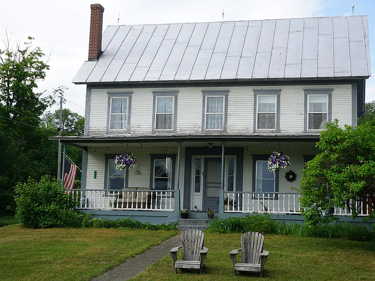 Front view of the house