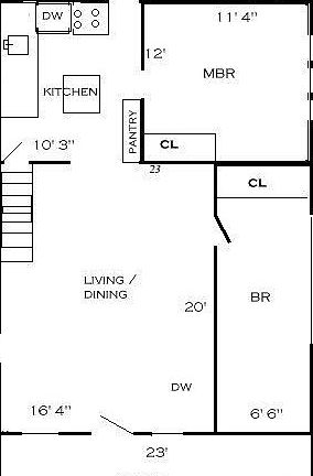 First floor layout