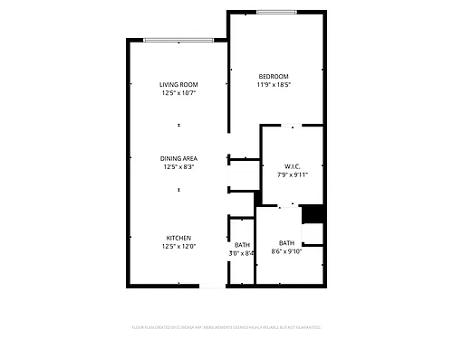 Floor plan 1 Bedroom