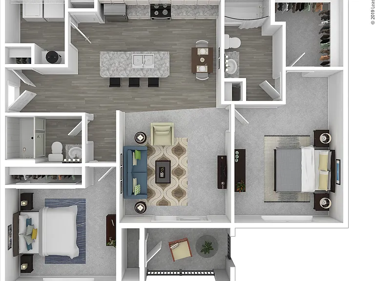 B2 3D Floor plan B2 3D Floor plan