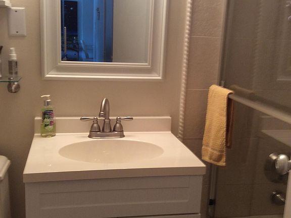 New Vanity in bathroom