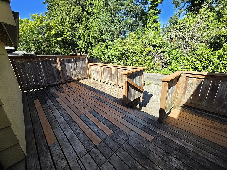 Some deck boards replaced