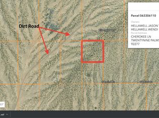 Cherokee Ln, Twentynine palms, CA 92277