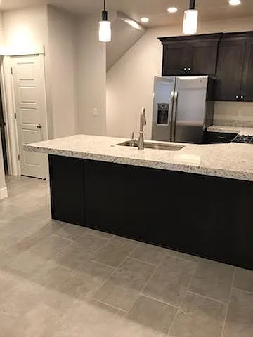 Kitchen view from dining area