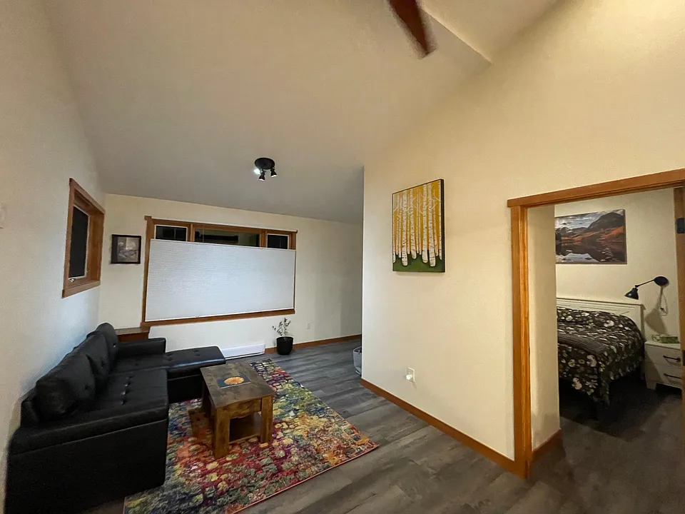 Living room, bedroom entrance