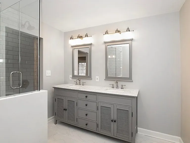Primary bathroom vanity