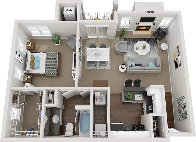 Floor plan Creste