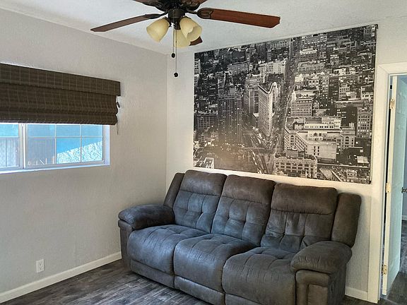 Living room couch and window