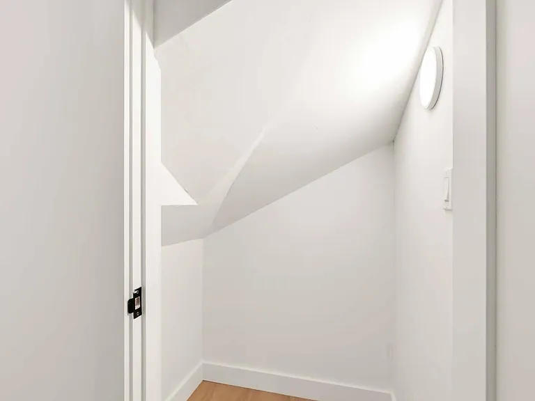 Storage closet near entry