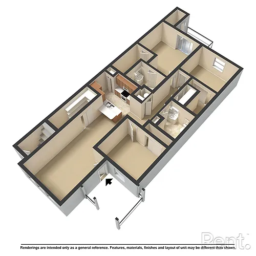 Floor plan The Emerald Isle