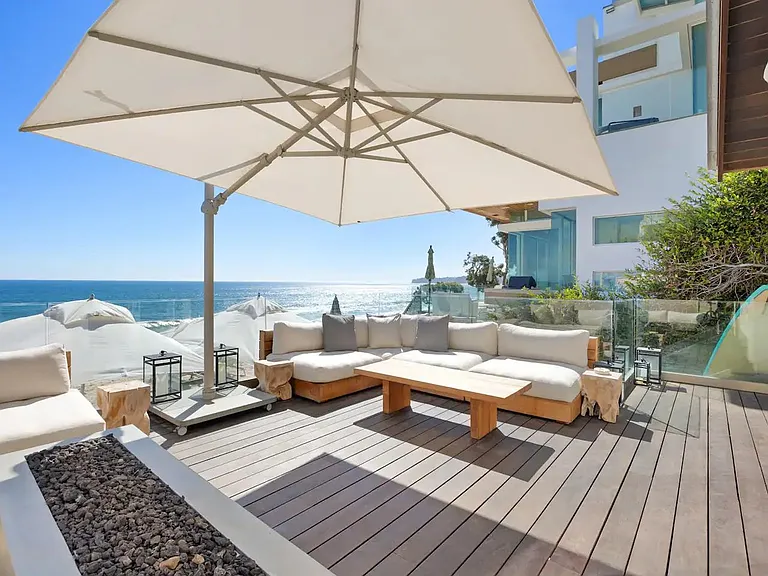 Lounge in the sun or in the shade on the spacious outdoor deck.