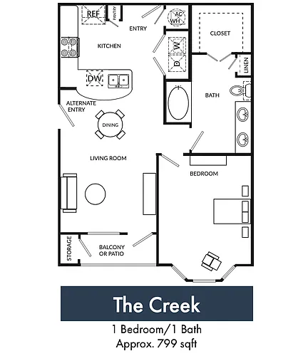 Floor plan The Creek Classic