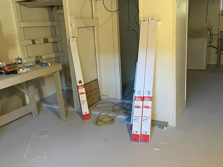 Basement area where cable access is