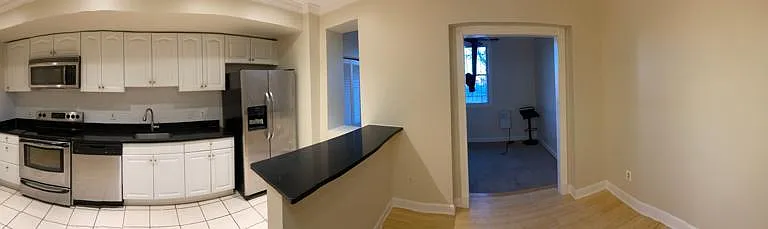 panoramic look into the den