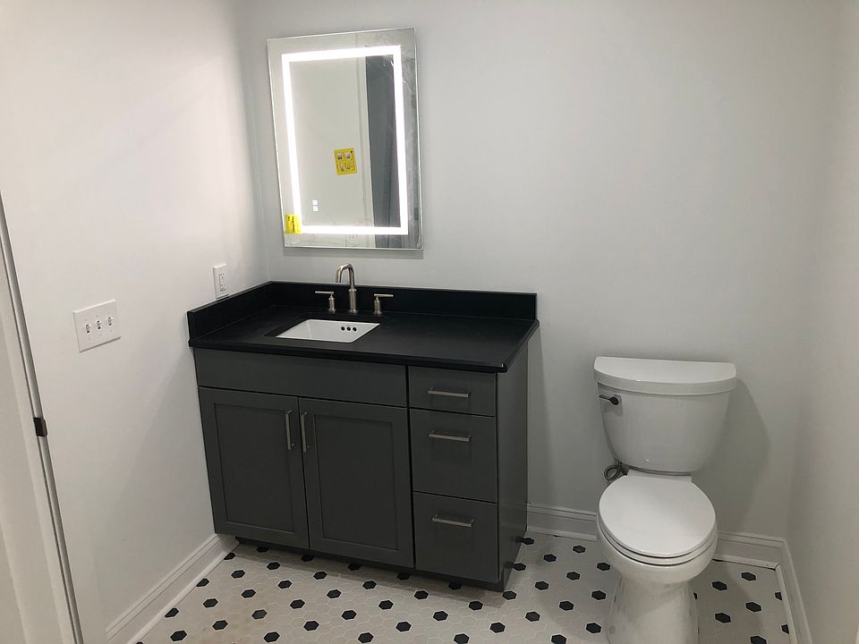 Bathroom example with shower