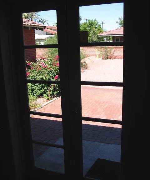Kitchen Doors to Side patio