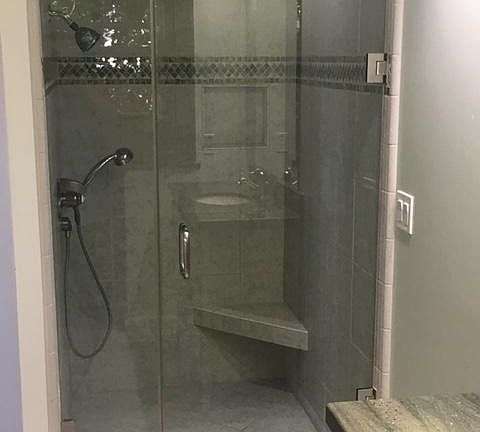 Master shower