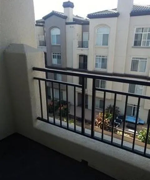 View from private balcony