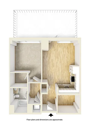 Floor plan 1M 3-8