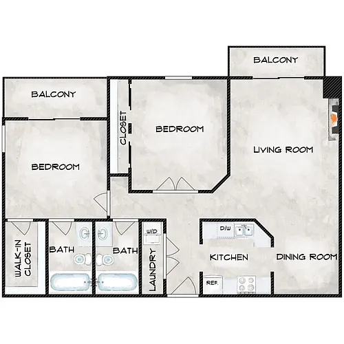 Floor plan 2/2.00
