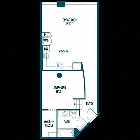 Floor plan 1B