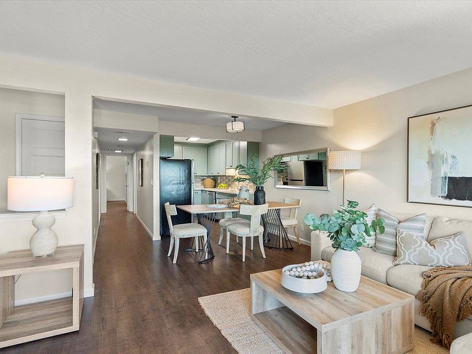 staged to show space. Does not come furnished