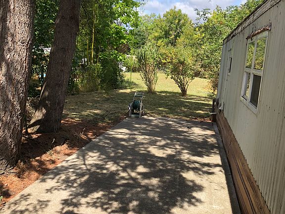 Side yard and patio 